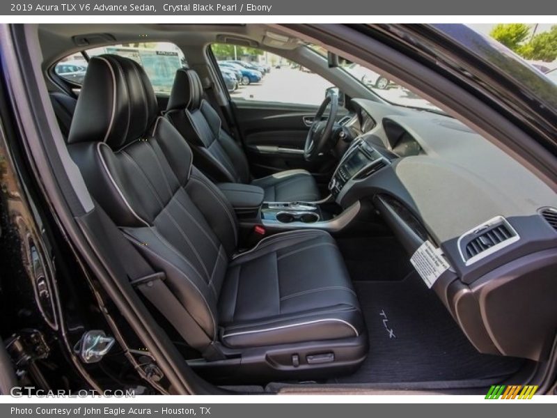 Crystal Black Pearl / Ebony 2019 Acura TLX V6 Advance Sedan
