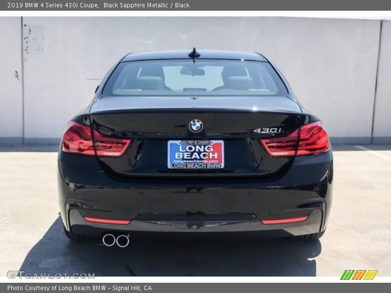 Black Sapphire Metallic / Black 2019 BMW 4 Series 430i Coupe