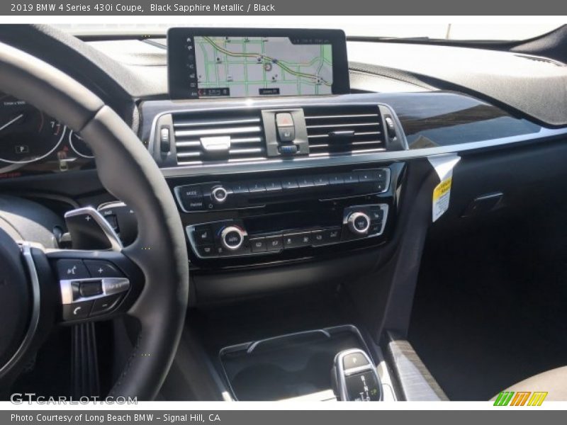 Black Sapphire Metallic / Black 2019 BMW 4 Series 430i Coupe
