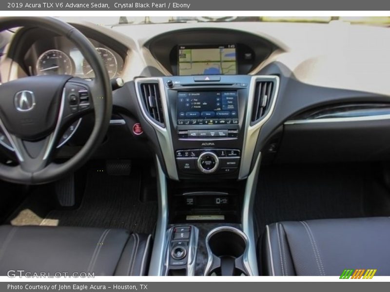 Crystal Black Pearl / Ebony 2019 Acura TLX V6 Advance Sedan