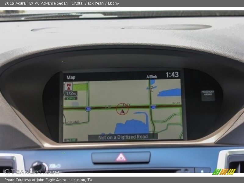 Crystal Black Pearl / Ebony 2019 Acura TLX V6 Advance Sedan