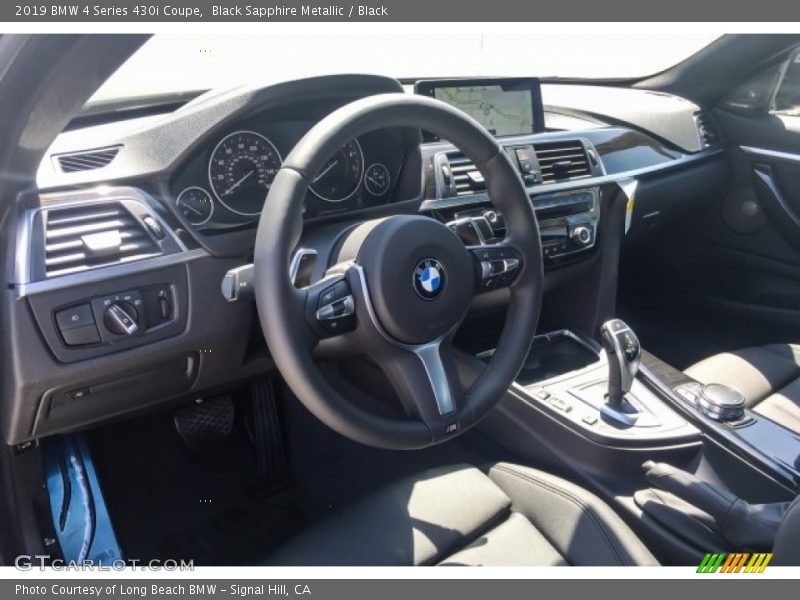Black Sapphire Metallic / Black 2019 BMW 4 Series 430i Coupe