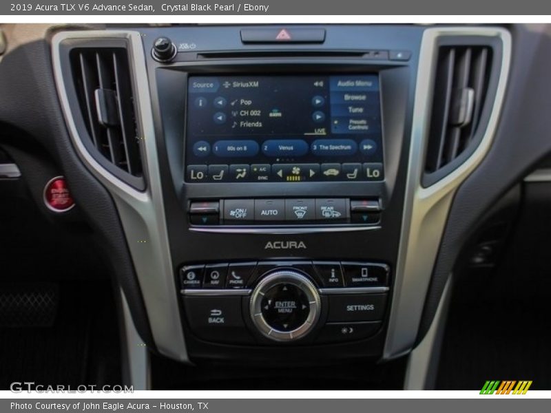 Crystal Black Pearl / Ebony 2019 Acura TLX V6 Advance Sedan