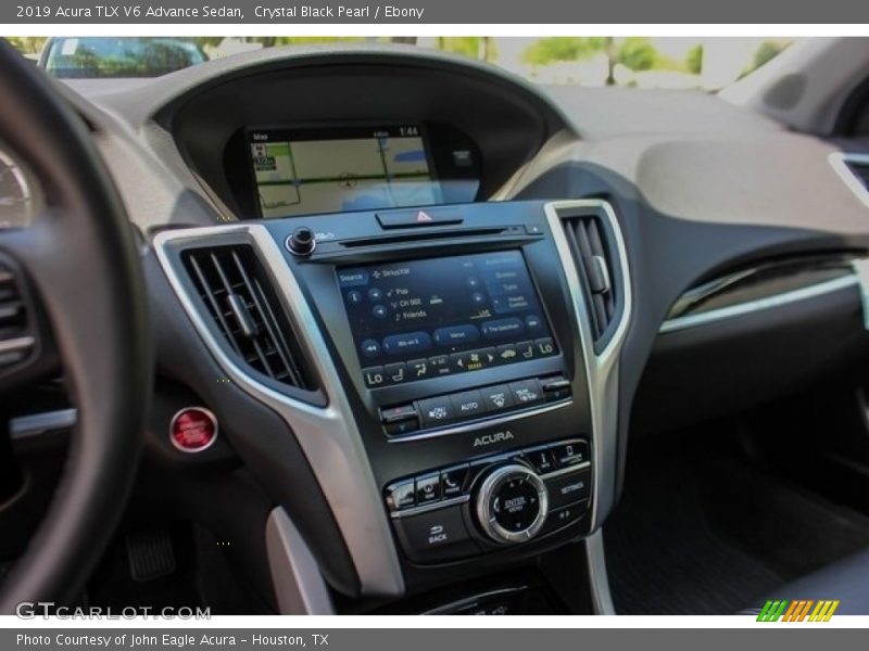 Crystal Black Pearl / Ebony 2019 Acura TLX V6 Advance Sedan