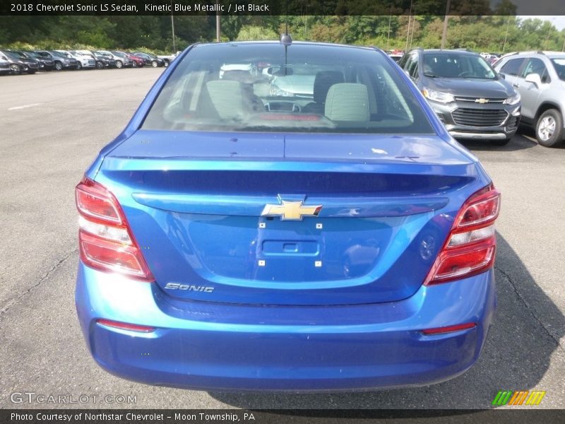 Kinetic Blue Metallic / Jet Black 2018 Chevrolet Sonic LS Sedan