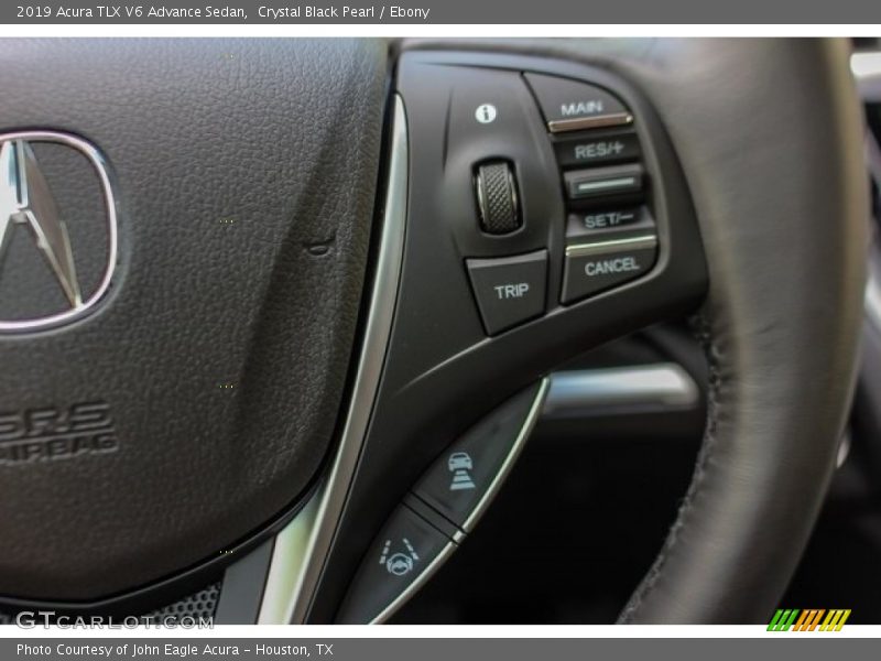 Crystal Black Pearl / Ebony 2019 Acura TLX V6 Advance Sedan
