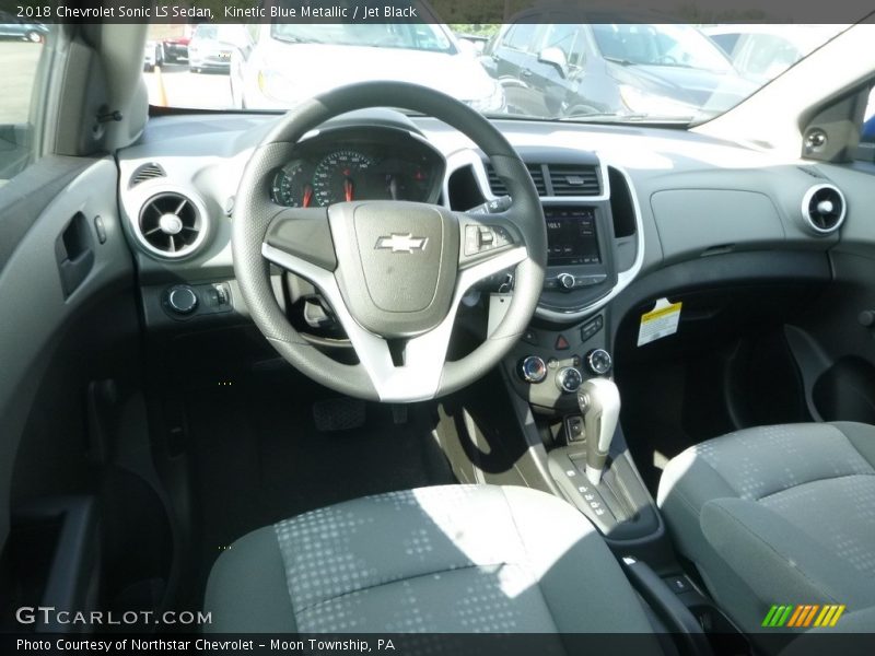 Kinetic Blue Metallic / Jet Black 2018 Chevrolet Sonic LS Sedan