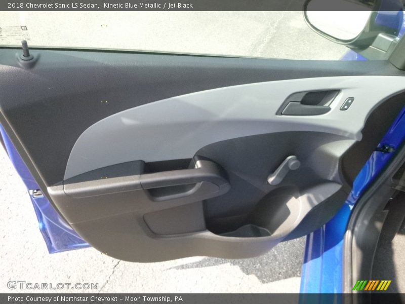 Kinetic Blue Metallic / Jet Black 2018 Chevrolet Sonic LS Sedan