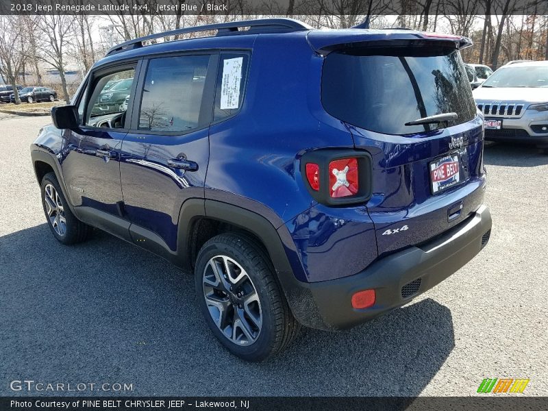 Jetset Blue / Black 2018 Jeep Renegade Latitude 4x4
