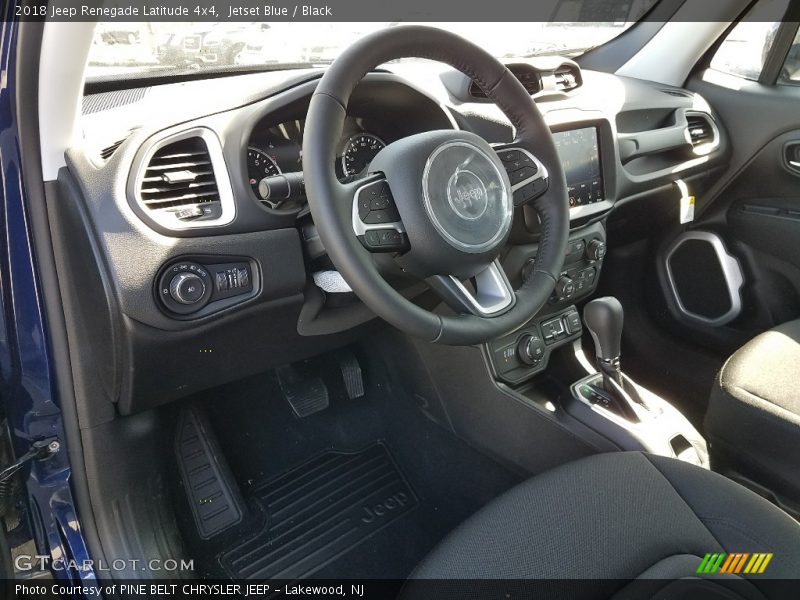 Jetset Blue / Black 2018 Jeep Renegade Latitude 4x4