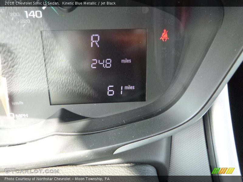 Kinetic Blue Metallic / Jet Black 2018 Chevrolet Sonic LS Sedan