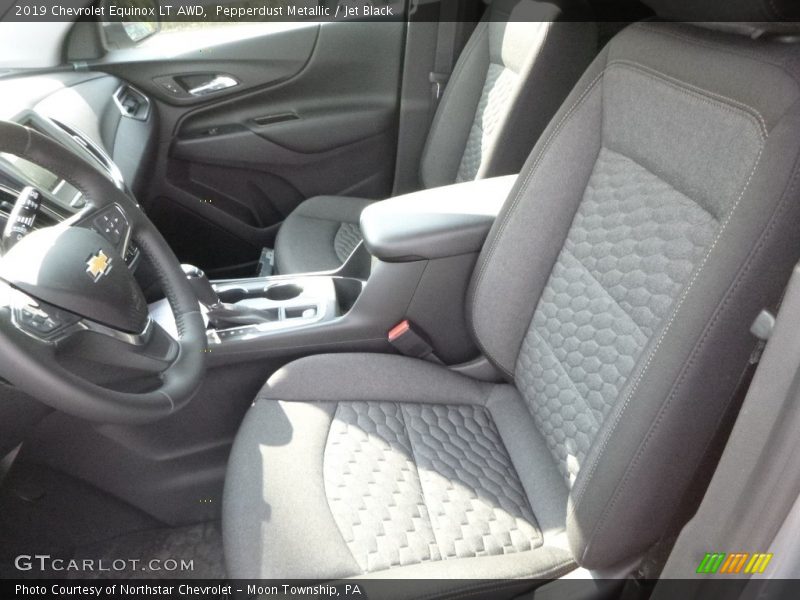 Pepperdust Metallic / Jet Black 2019 Chevrolet Equinox LT AWD
