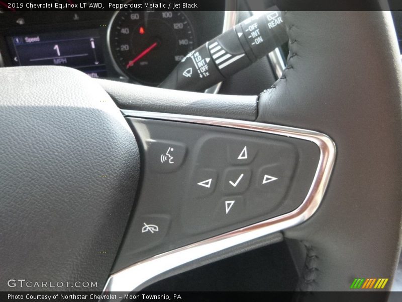 Pepperdust Metallic / Jet Black 2019 Chevrolet Equinox LT AWD