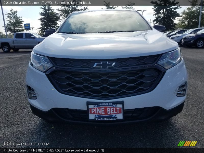Summit White / Jet Black 2019 Chevrolet Equinox LT AWD