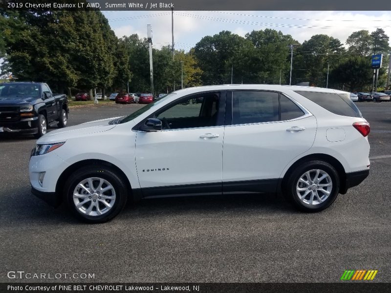 Summit White / Jet Black 2019 Chevrolet Equinox LT AWD
