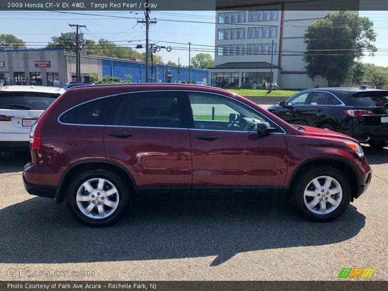 Tango Red Pearl / Gray 2009 Honda CR-V EX 4WD