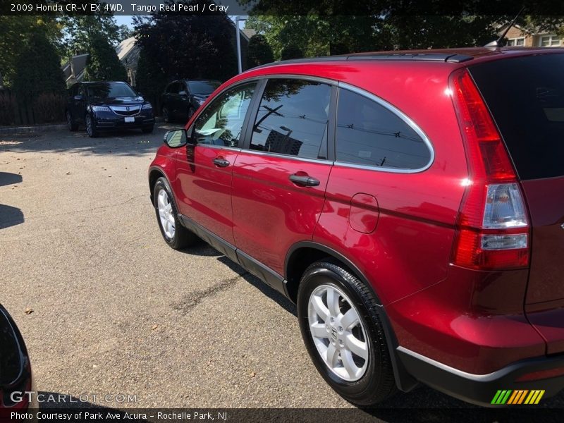 Tango Red Pearl / Gray 2009 Honda CR-V EX 4WD