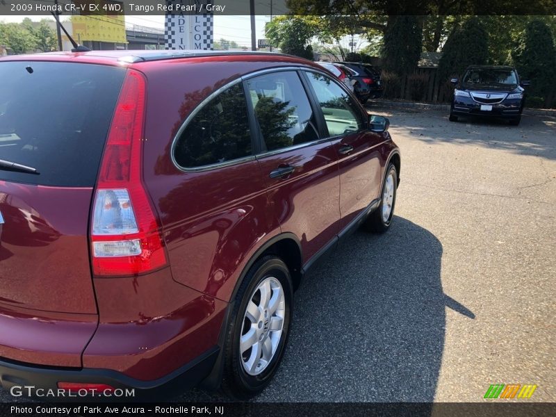 Tango Red Pearl / Gray 2009 Honda CR-V EX 4WD