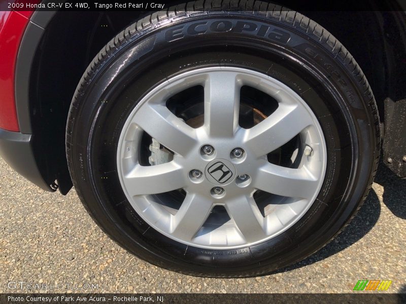 Tango Red Pearl / Gray 2009 Honda CR-V EX 4WD