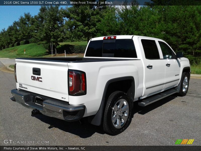 White Frost Tricoat / Jet Black 2016 GMC Sierra 1500 SLT Crew Cab 4WD