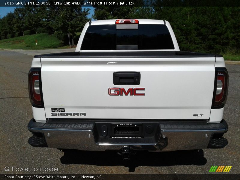 White Frost Tricoat / Jet Black 2016 GMC Sierra 1500 SLT Crew Cab 4WD