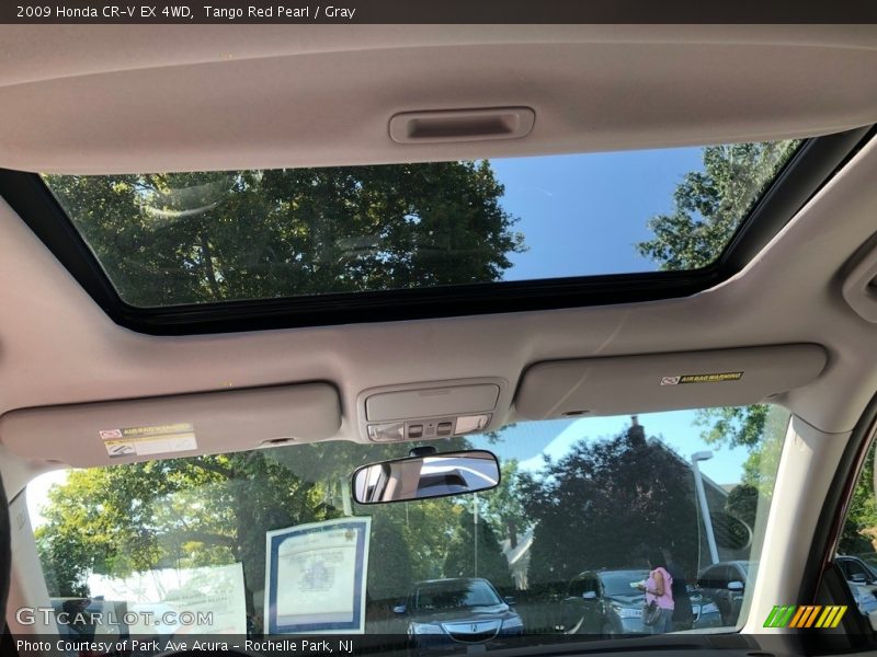 Tango Red Pearl / Gray 2009 Honda CR-V EX 4WD