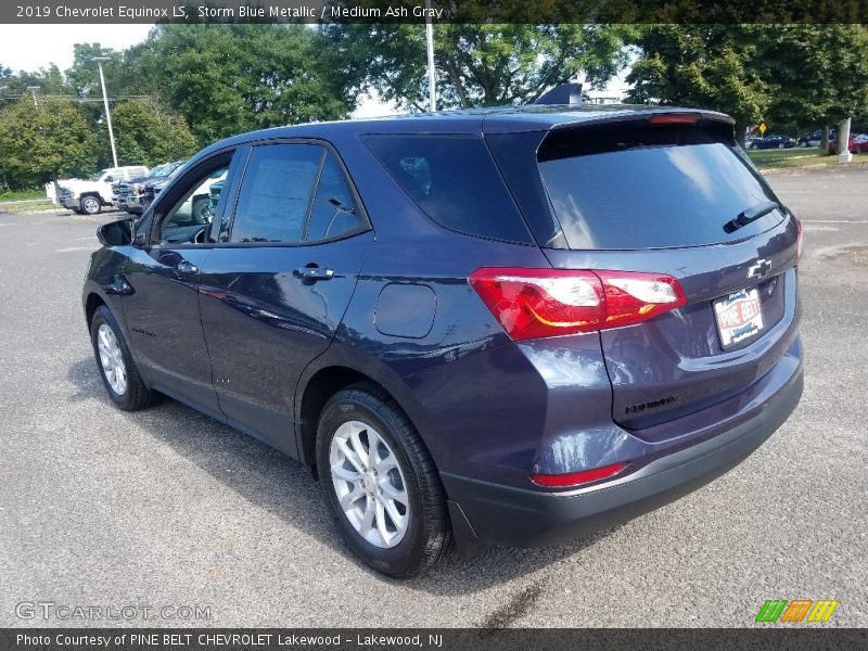 Storm Blue Metallic / Medium Ash Gray 2019 Chevrolet Equinox LS
