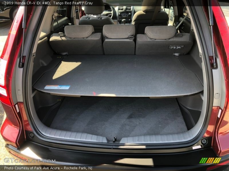 Tango Red Pearl / Gray 2009 Honda CR-V EX 4WD