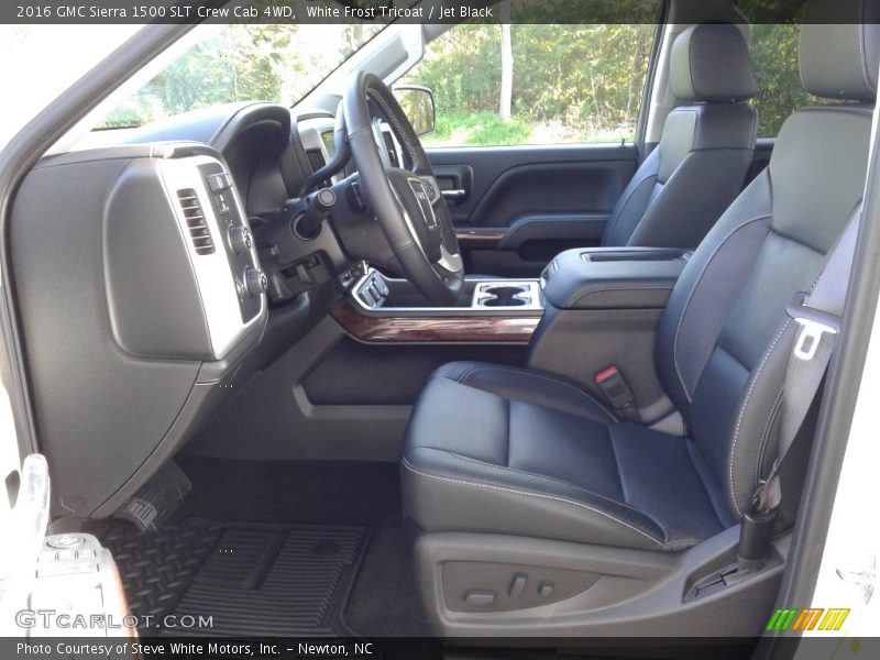 White Frost Tricoat / Jet Black 2016 GMC Sierra 1500 SLT Crew Cab 4WD