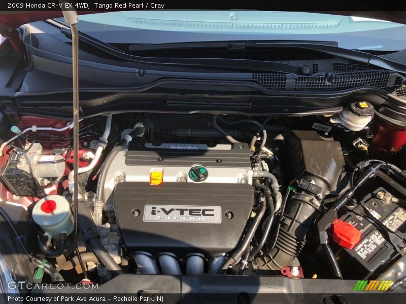 Tango Red Pearl / Gray 2009 Honda CR-V EX 4WD