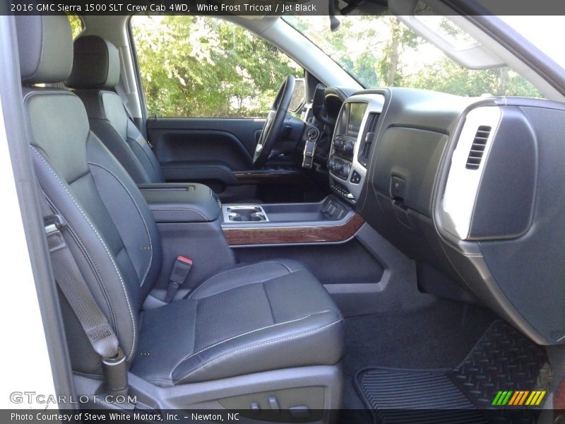 White Frost Tricoat / Jet Black 2016 GMC Sierra 1500 SLT Crew Cab 4WD