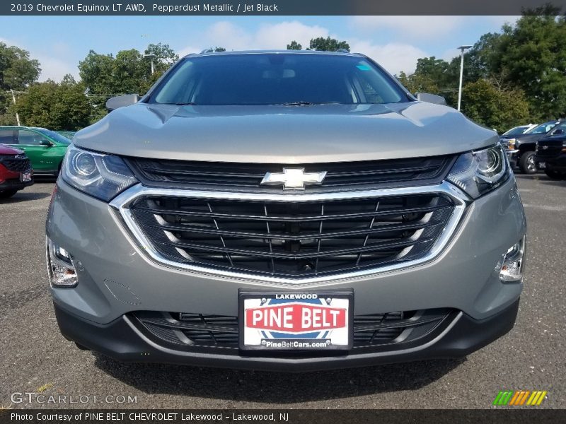 Pepperdust Metallic / Jet Black 2019 Chevrolet Equinox LT AWD