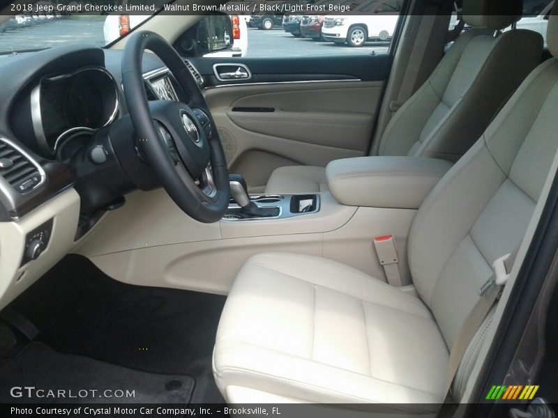 Walnut Brown Metallic / Black/Light Frost Beige 2018 Jeep Grand Cherokee Limited