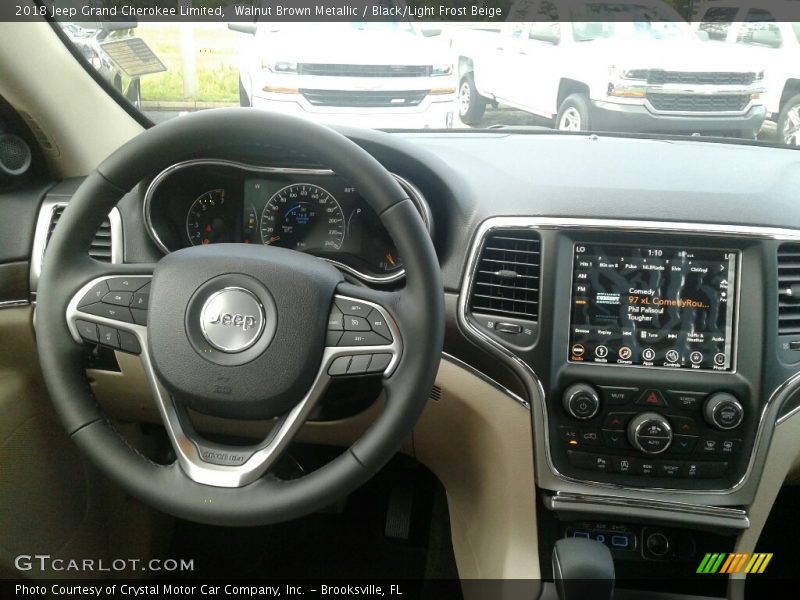 Walnut Brown Metallic / Black/Light Frost Beige 2018 Jeep Grand Cherokee Limited