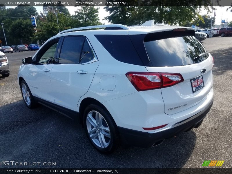 Summit White / Jet Black/Brandy 2019 Chevrolet Equinox Premier AWD