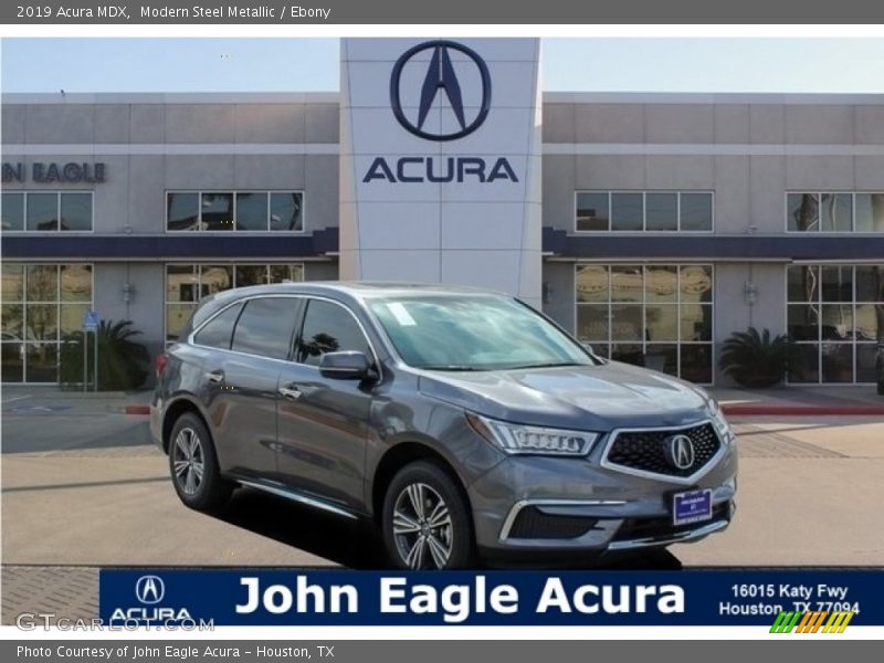 Modern Steel Metallic / Ebony 2019 Acura MDX