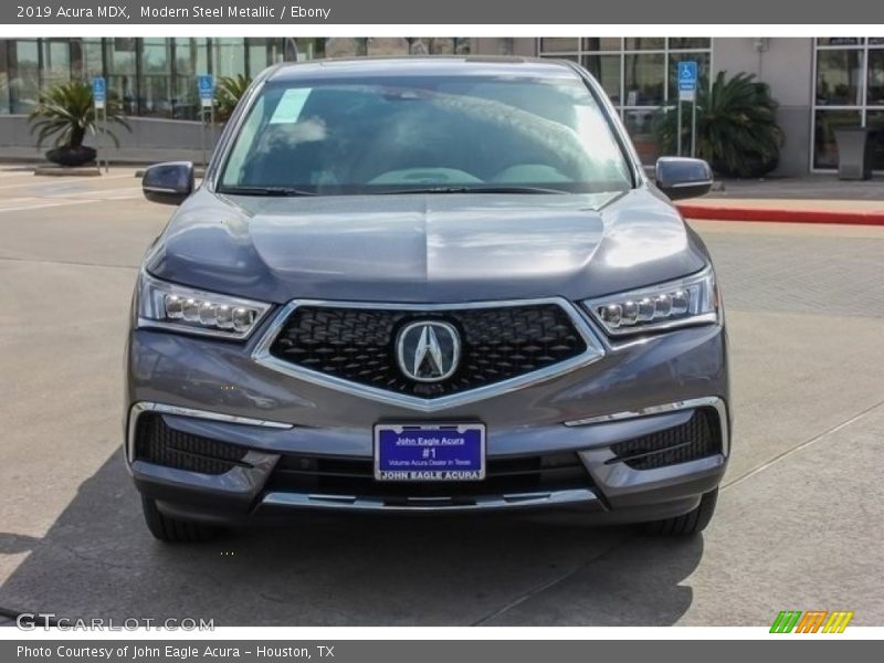 Modern Steel Metallic / Ebony 2019 Acura MDX