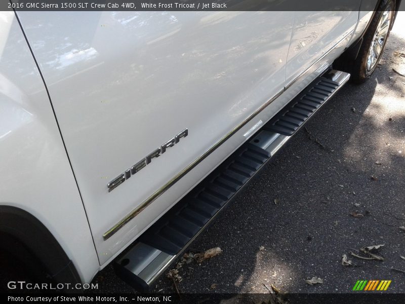 White Frost Tricoat / Jet Black 2016 GMC Sierra 1500 SLT Crew Cab 4WD