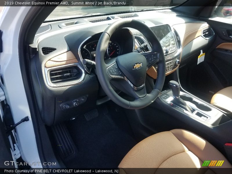 Summit White / Jet Black/Brandy 2019 Chevrolet Equinox Premier AWD