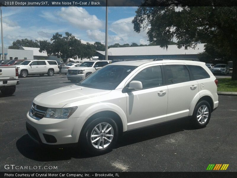 White Noise Tri-Coat / Black 2018 Dodge Journey SXT