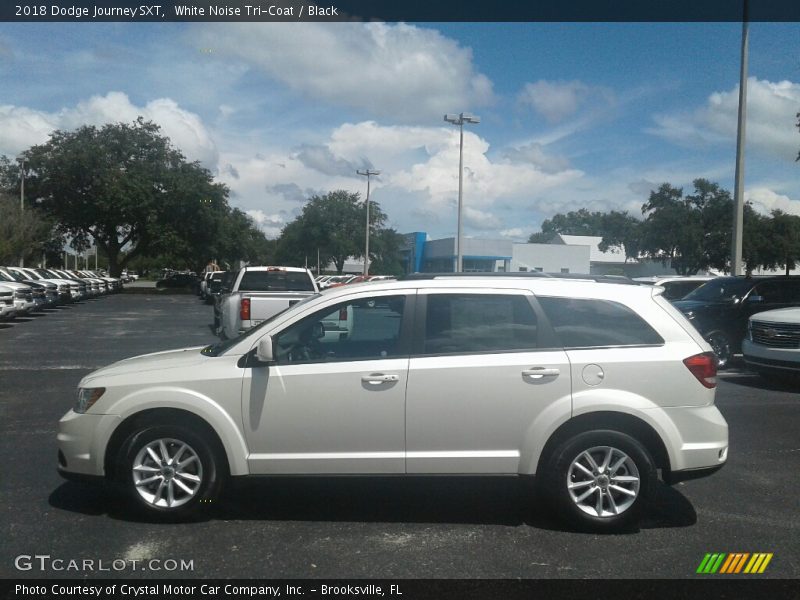 White Noise Tri-Coat / Black 2018 Dodge Journey SXT