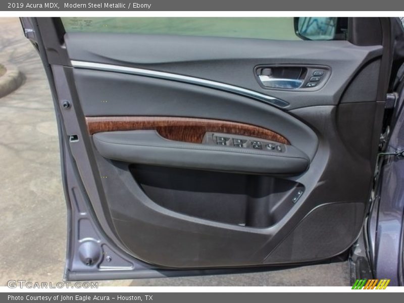 Modern Steel Metallic / Ebony 2019 Acura MDX