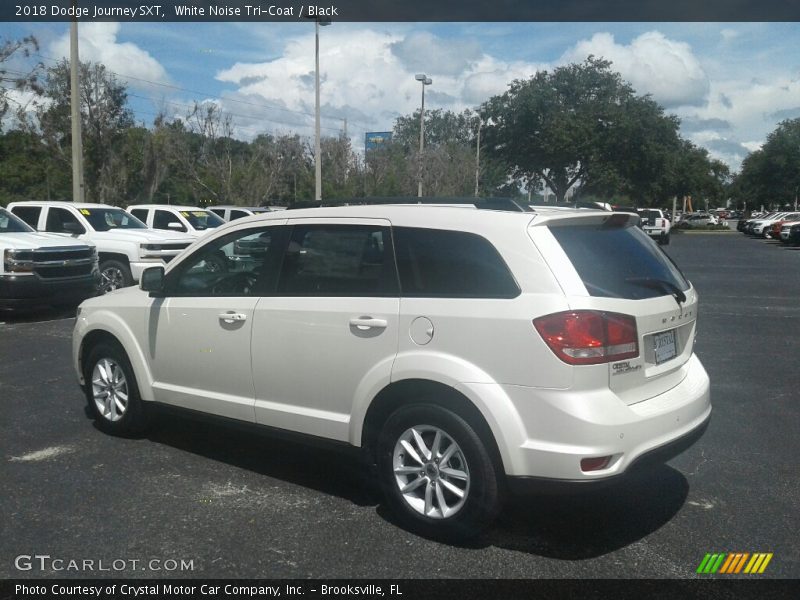 White Noise Tri-Coat / Black 2018 Dodge Journey SXT