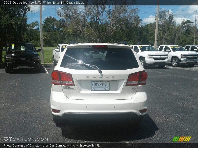 White Noise Tri-Coat / Black 2018 Dodge Journey SXT