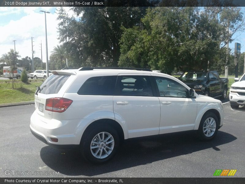 White Noise Tri-Coat / Black 2018 Dodge Journey SXT
