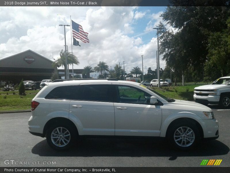 White Noise Tri-Coat / Black 2018 Dodge Journey SXT