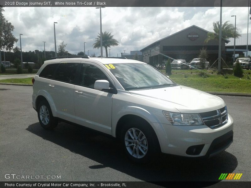 White Noise Tri-Coat / Black 2018 Dodge Journey SXT