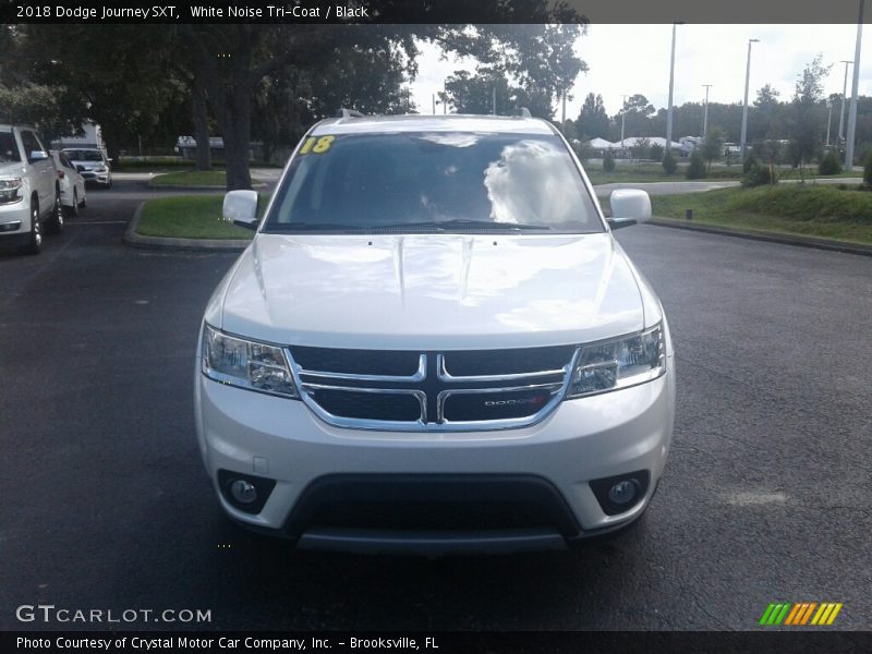 White Noise Tri-Coat / Black 2018 Dodge Journey SXT