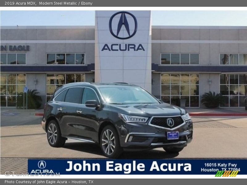 Modern Steel Metallic / Ebony 2019 Acura MDX