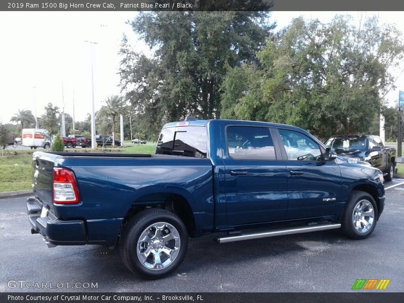 Patriot Blue Pearl / Black 2019 Ram 1500 Big Horn Crew Cab